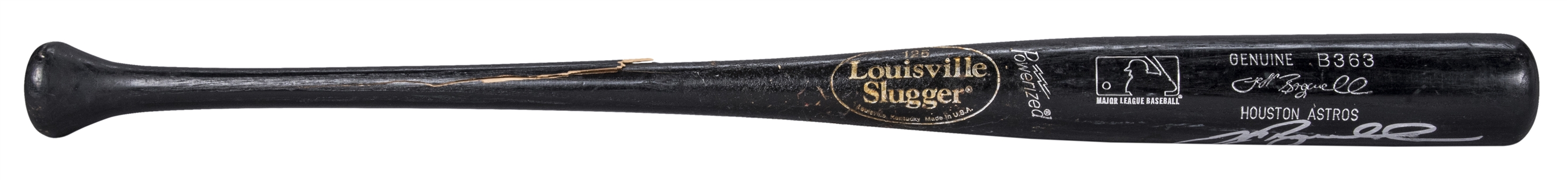 1999 Jeff Bagwell Game Used and Signed Louisville Slugger B363 Model Bat (Beckett & PSA/DNA GU 8)